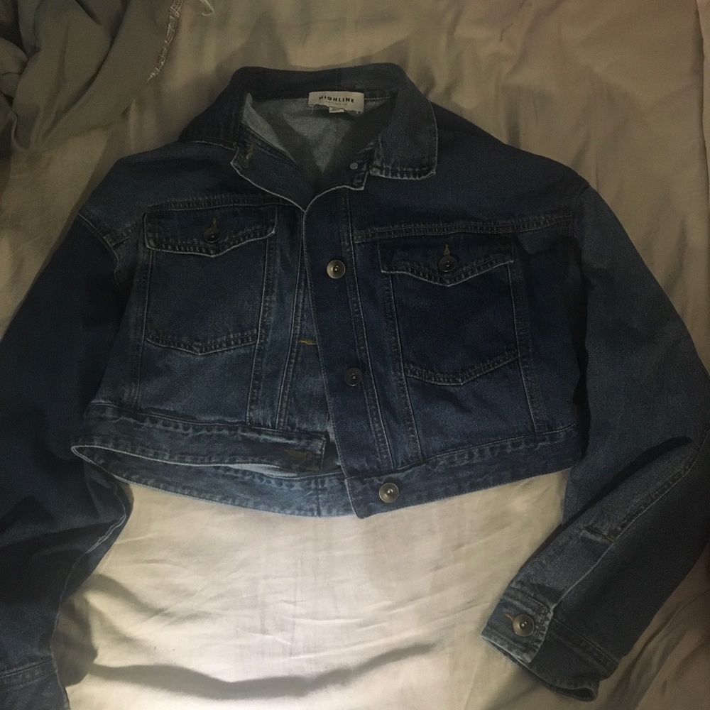 Retro Cropped Denim Jacket